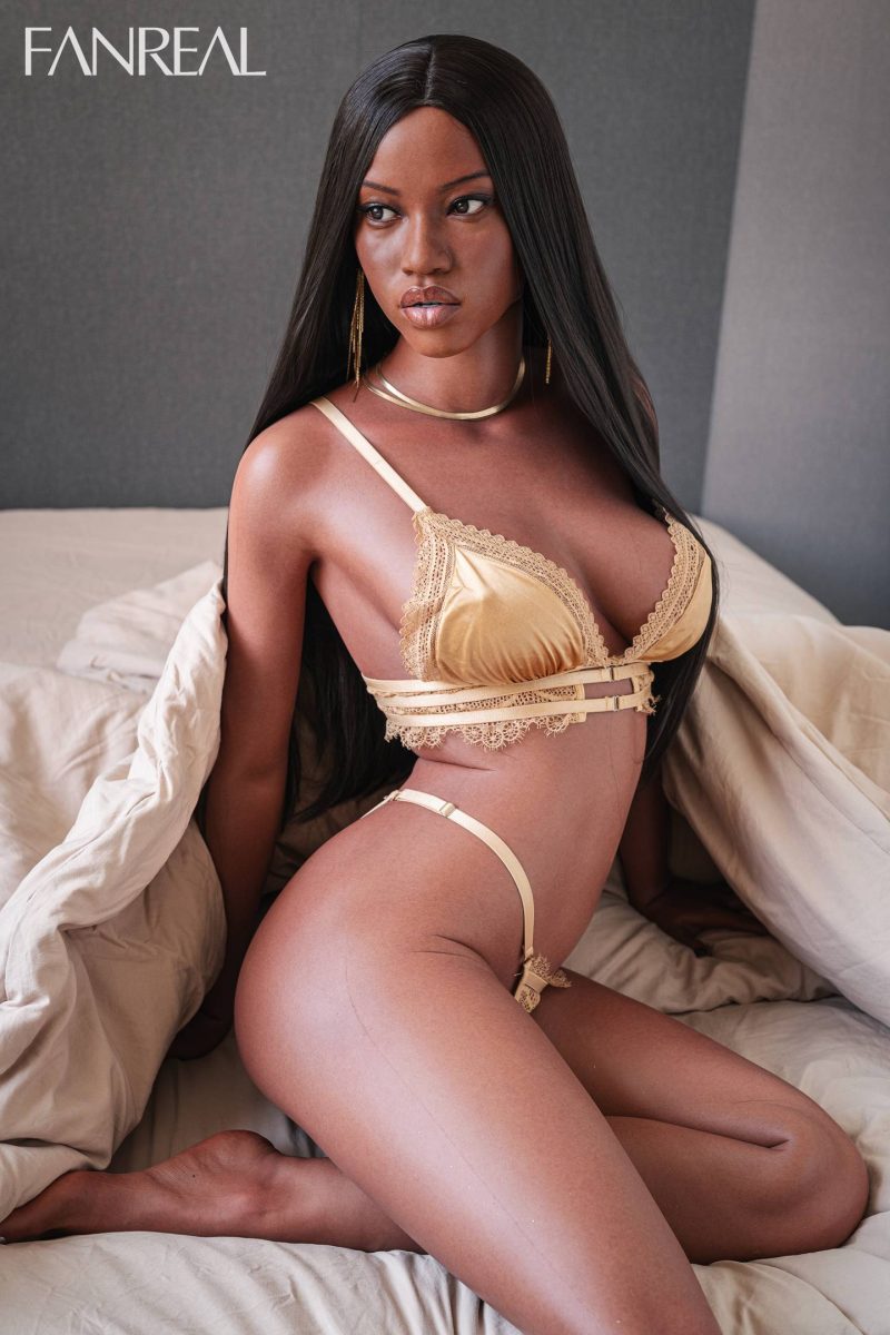 fanreal ellie 173cm ebony sex doll 12