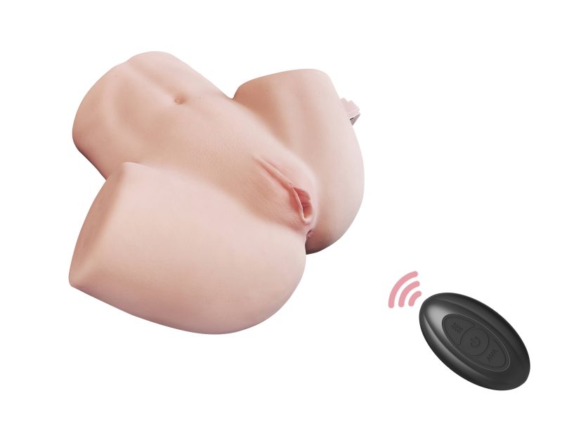 Vibrating Mini Sex Torso with Remote