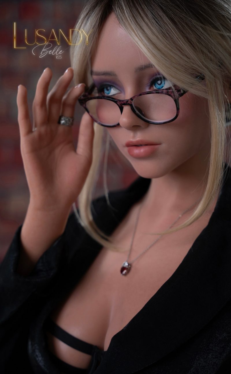 Belle - 165cm/5ft 5in Platinum Silicone Lusandy Doll 3