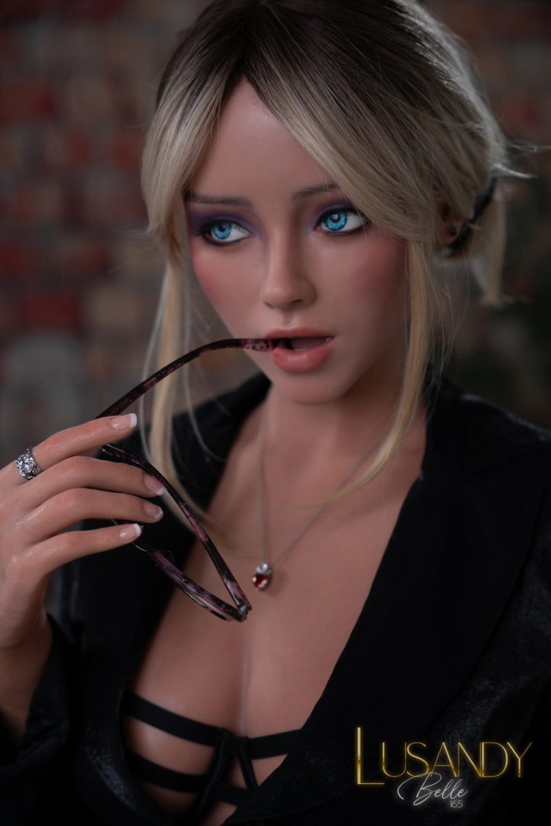 Belle - 165cm/5ft 5in Platinum Silicone Lusandy Doll 4