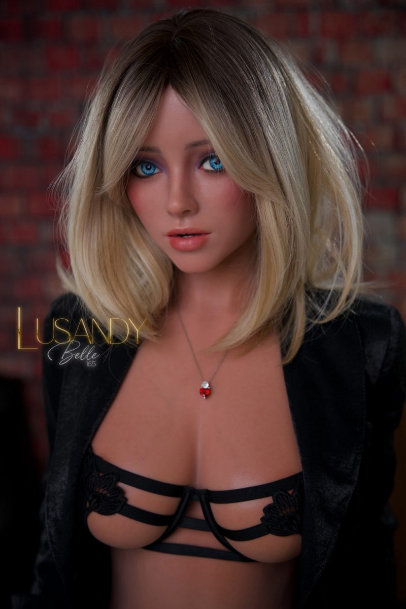 Belle - 165cm/5ft 5in Platinum Silicone Lusandy Doll 7