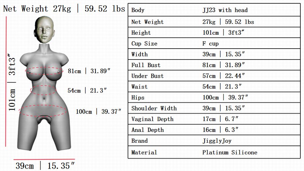 jiggly joy 101cm measurements