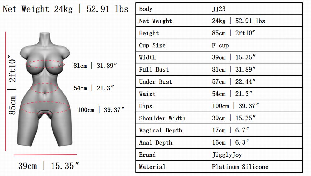 jiggly joy 85cm measurements