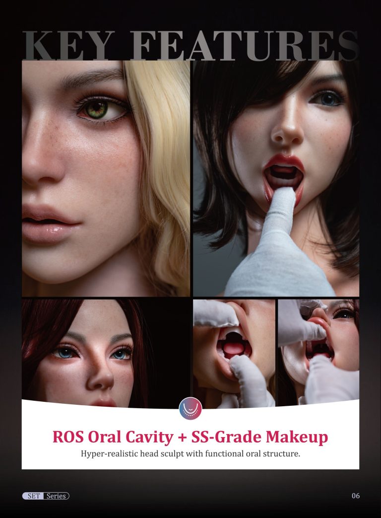 SEDOLL SET Series Torso ROS head makeup details and oral cavity details