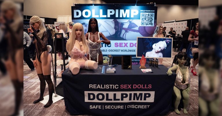 Inside the DollPimp Booth at AVN Expo 2026