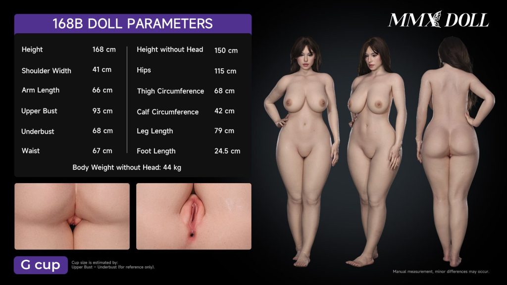 MMX Doll 168B body measurements