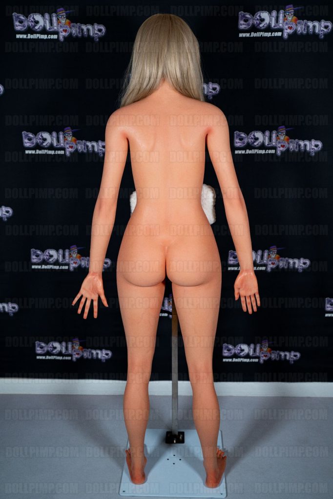 Back view of Top-CYDOLL 172A silicone doll showing body sculpt