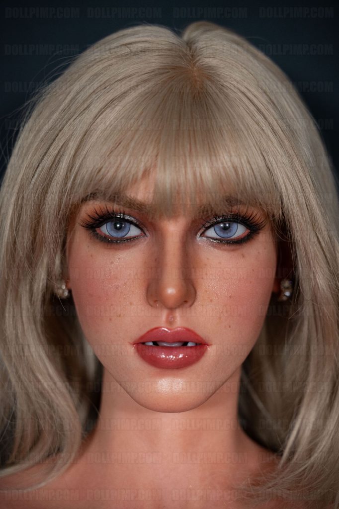 Natasha head sculpt on Top-CYDOLL 172A silicone doll front portrait